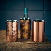 GenWare Hammered Copper Plated Wine Cooler - BESPOKE 77