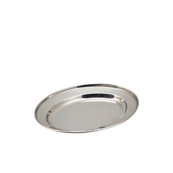 GenWare Stainless Steel Oval Flat 22cm/9" - BESPOKE 77