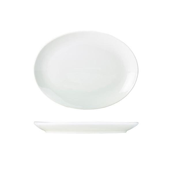 Genware Porcelain Oval Plate 28cm/11" - BESPOKE 77