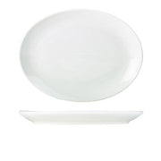 Genware Porcelain Oval Plate 36cm/14" - BESPOKE 77