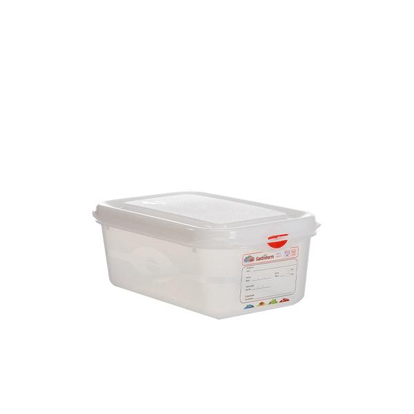 GN Storage Container 1/4 100mm Deep 2.8L - BESPOKE 77