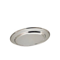 GenWare Stainless Steel Oval Flat 25.5cm/10" - BESPOKE 77