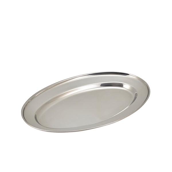 GenWare Stainless Steel Oval Flat 40.5cm/16" - BESPOKE 77