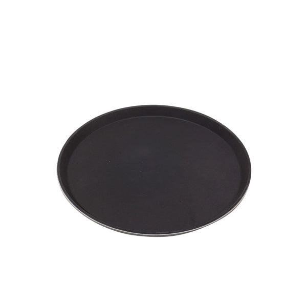 Tray Gengrip Fibreglass Round 16" Black - BESPOKE 77