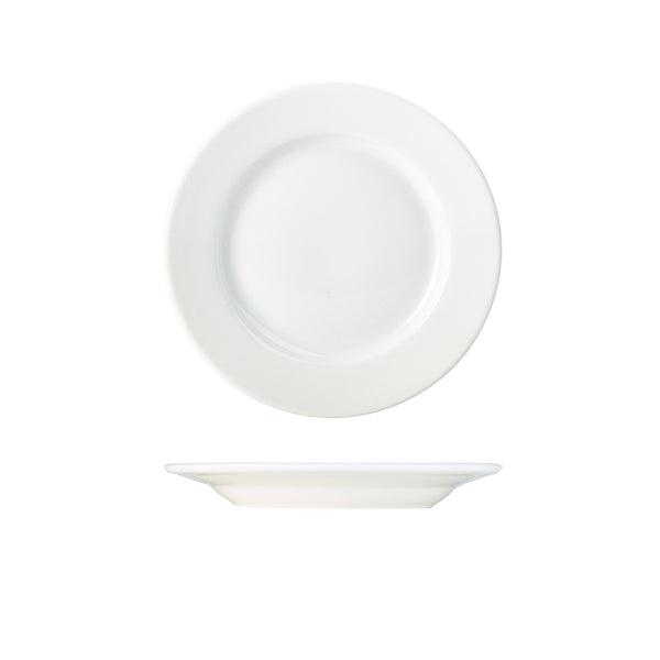 Genware Porcelain Classic Winged Plate 21cm/8.25" - BESPOKE 77