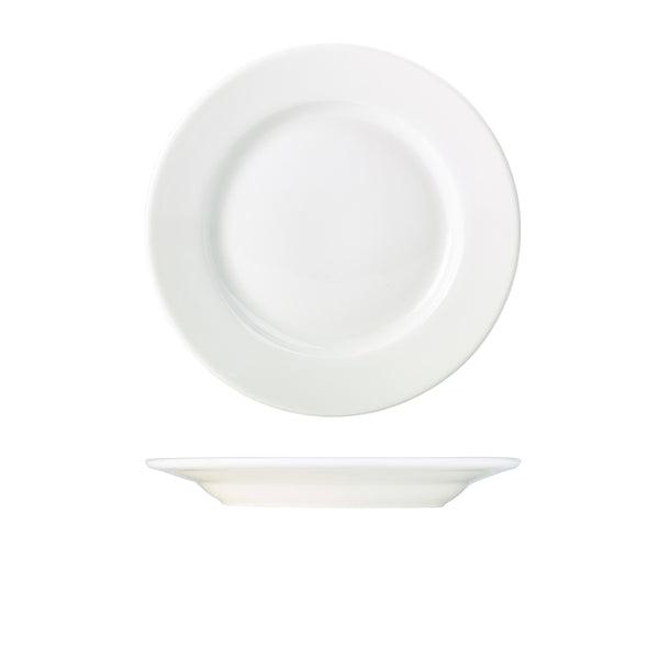 Genware Porcelain Classic Winged Plate 26cm/10.25" - BESPOKE 77