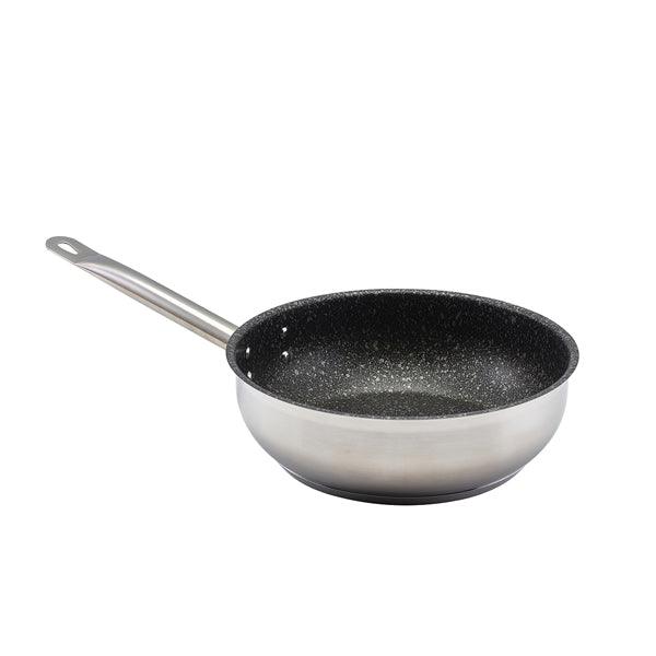 GenWare Non Stick Teflon Stainless Steel Sauteuse Pan 24cm - BESPOKE 77