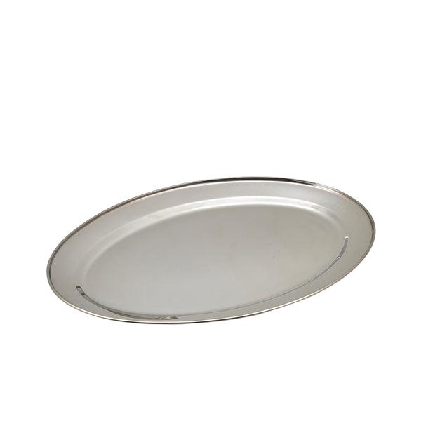 GenWare Stainless Steel Oval Flat 46cm/18" - BESPOKE 77