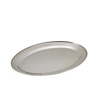 GenWare Stainless Steel Oval Flat 46cm/18" - BESPOKE 77