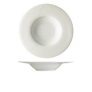 Genware Porcelain Wide Rim Pasta Plate 30cm/12" - BESPOKE 77