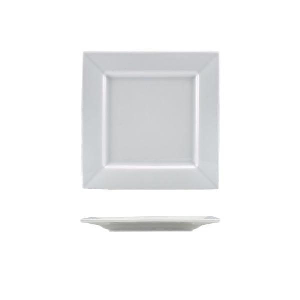 GenWare Porcelain Square Plate 18cm/7.25 - BESPOKE 77