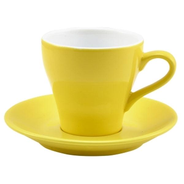 Genware Porcelain Yellow Saucer 12cm - BESPOKE 77