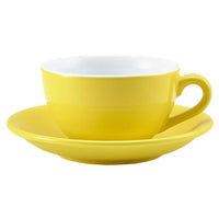 Genware Porcelain Yellow Saucer 13.5cm - BESPOKE 77