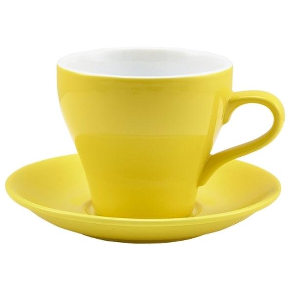 Genware Porcelain Yellow Saucer 16cm - BESPOKE 77