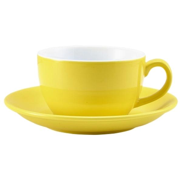 Genware Porcelain Yellow Saucer 16cm - BESPOKE 77