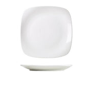 Genware Porcelain Rounded Square Plate 25cm/9.75" - BESPOKE 77