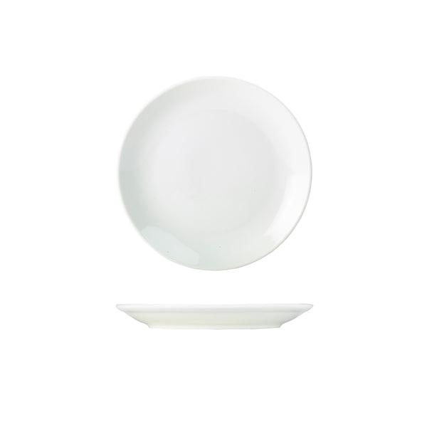 Genware Porcelain Coupe Plate 18cm/7" - BESPOKE 77