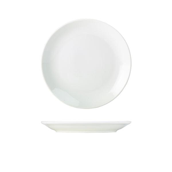 Genware Porcelain Coupe Plate 22cm/8.5" - BESPOKE 77