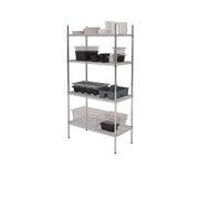 GenWare 4 Tier Wire Racking 122 x 45 x 183cm - BESPOKE 77