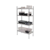 GenWare 4 Tier Wire Racking 122 x 45 x 183cm - BESPOKE 77