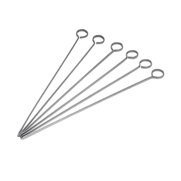 S/St Skewers 10" (Packs Of 6) - BESPOKE 77