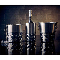 GenWare Stainless Steel Swirl Wine Bucket - BESPOKE 77