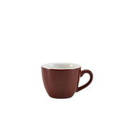GenWare Porcelain Brown Bowl Shaped Cup 9cl/3oz - BESPOKE 77