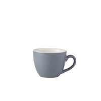 Genware Porcelain Grey Bowl Shaped Cup 9cl/3oz - BESPOKE 77
