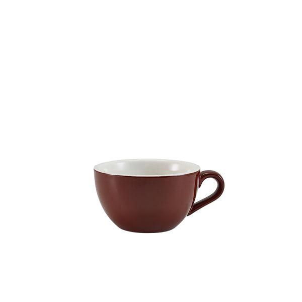 GenWare Porcelain Brown Bowl Shaped Cup 17.5cl/6oz - BESPOKE 77
