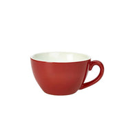 Genware Porcelain Red Bowl Shaped Cup 34cl/12oz - BESPOKE 77
