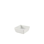 Genware Porcelain Square Dish 8.5 x 3.5cm/3.25 x 1.4" - BESPOKE 77