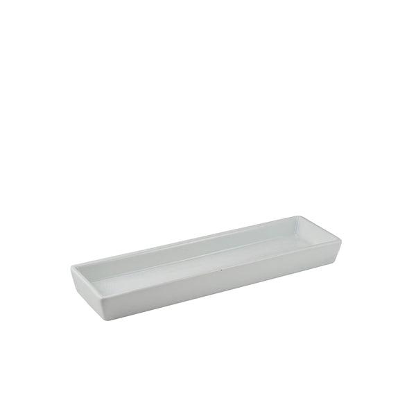 Genware Porcelain Rectangular Dish Holder 28 x 8cm/11 x 3.25" - BESPOKE 77