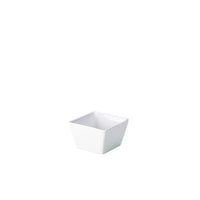 Genware Porcelain Square Dish 8.5 x 5.5cm/3.25 x 2.25" - BESPOKE 77