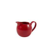 Genware Porcelain Red Jug 14cl/5oz - BESPOKE 77