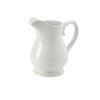 Genware Porcelain Traditional Serving Jug 56cl/20oz - BESPOKE 77