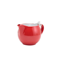 GenWare Porcelain Red Teapot with St/St Lid & Infuser 50cl/17.6oz - BESPOKE 77