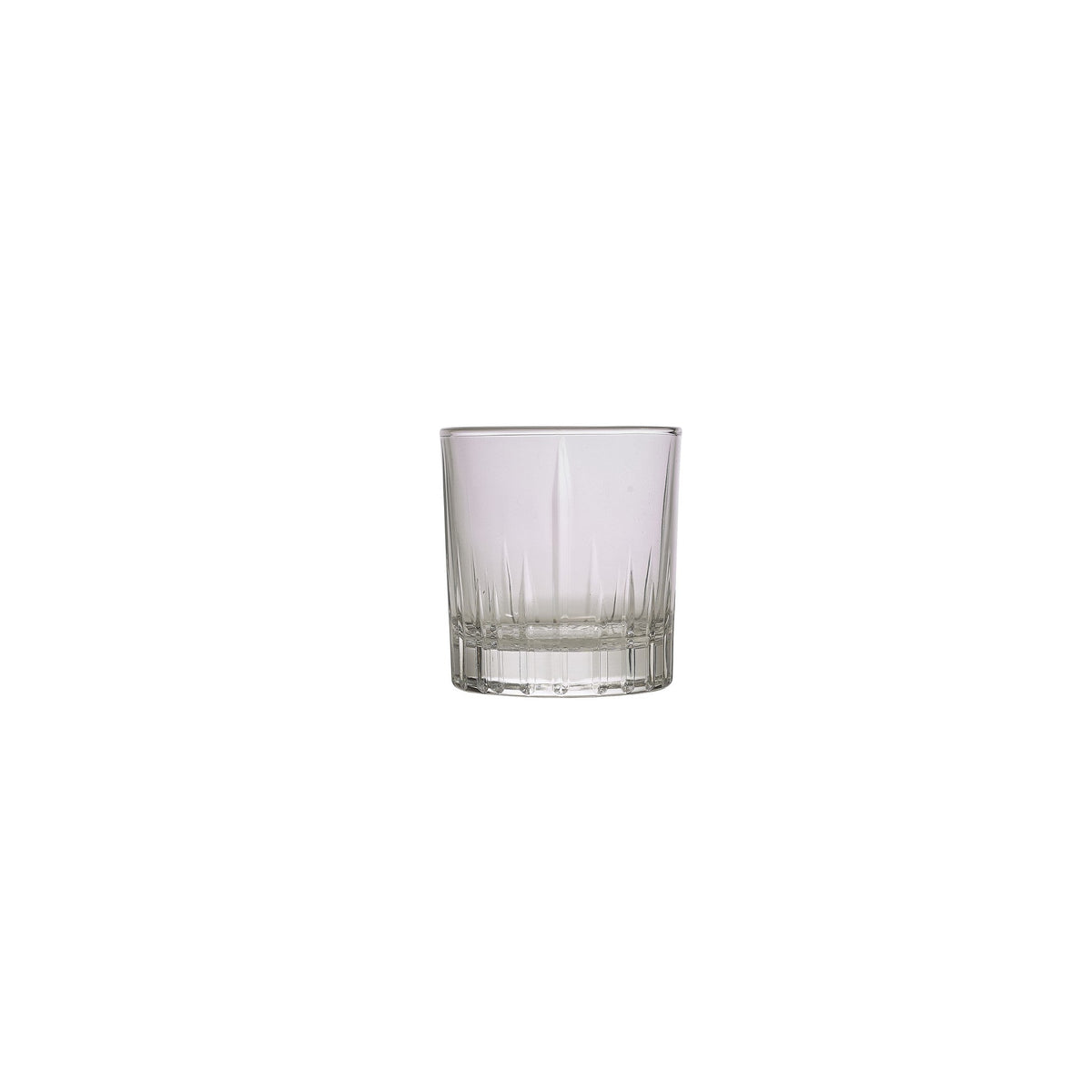 Kalita cut pattern crystal-look glass rocks tumbler 28cl