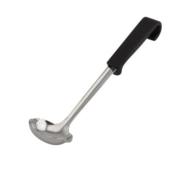 Genware Plastic Handle Sauce Ladle Black - BESPOKE 77