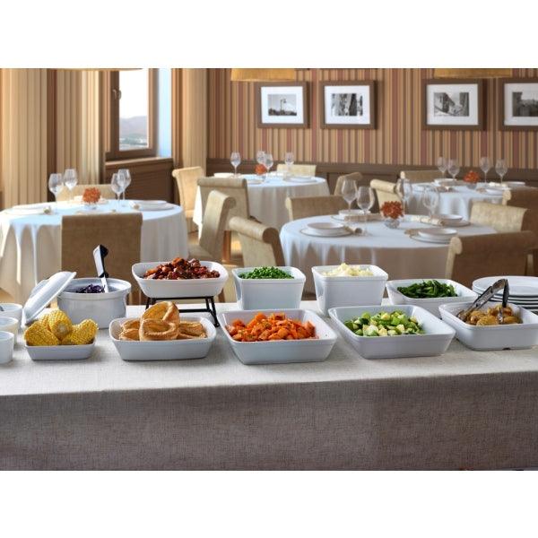 Genware Plastic Handle Buffet Tongs Black - BESPOKE 77