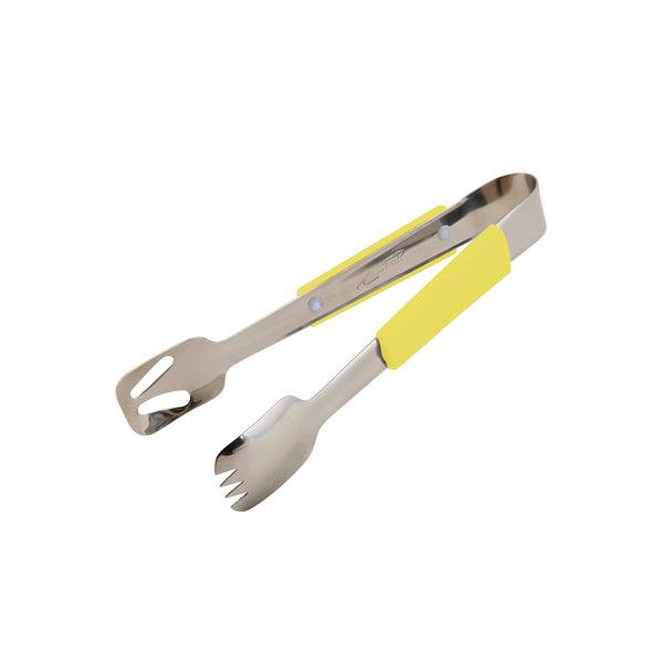 Genware Plastic Handle Buffet Tongs Yellow - BESPOKE 77