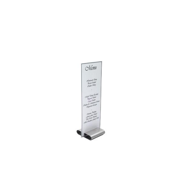 GenWare Stainless Steel Menu Stand - BESPOKE 77