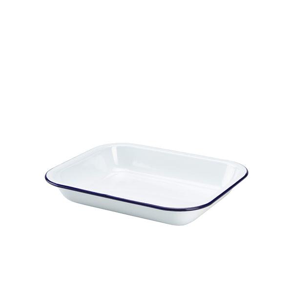 Enamel Baking Tray 28 x 23 x 4.5cm - BESPOKE 77