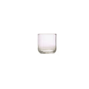 Vertis cut pattern crystal-look glass rocks tumbler 30cl