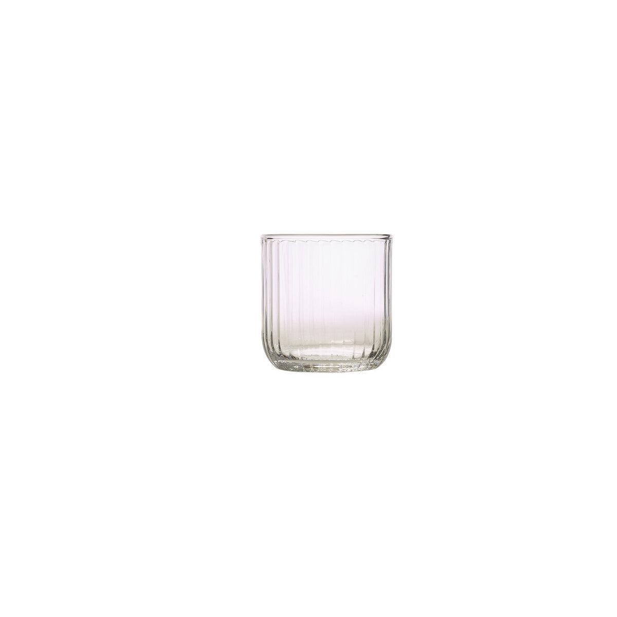 Vertis cut pattern crystal-look glass rocks tumbler 30cl
