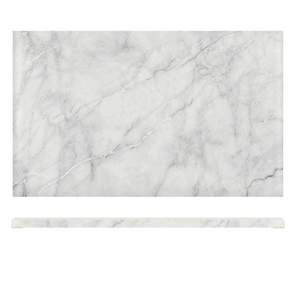 White Marble Agra Melamine GN1/1 Slab 53 x 32.5cm - BESPOKE 77