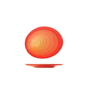 Sunset Orange Atlantis Melamine Oval Plate 22 x 17.5cm - BESPOKE 77