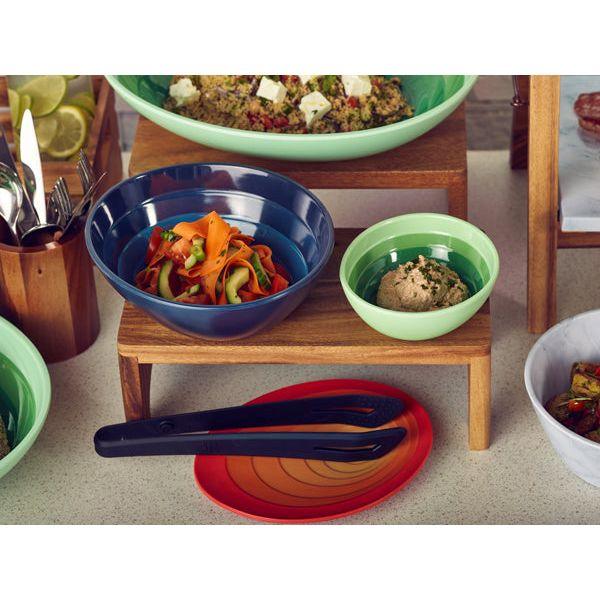 Sunset Orange Atlantis Melamine Oval Plate 22 x 17.5cm - BESPOKE 77