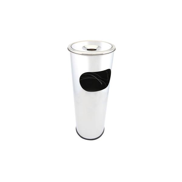 Genware St/St Floor Standing Ashtray/Bin - BESPOKE 77