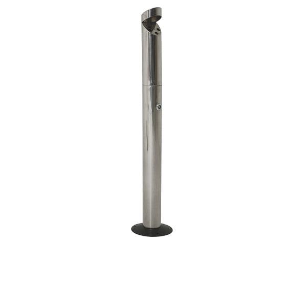 Genware Floor-Mounted St/St Smokers Pole 92cm - BESPOKE 77