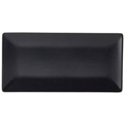 Luna Stoneware Black Rectangular Plate 25 x 15cm/10 x 6" - BESPOKE 77